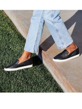 BIRDIES black Leather loafers Size 7.5 new no box